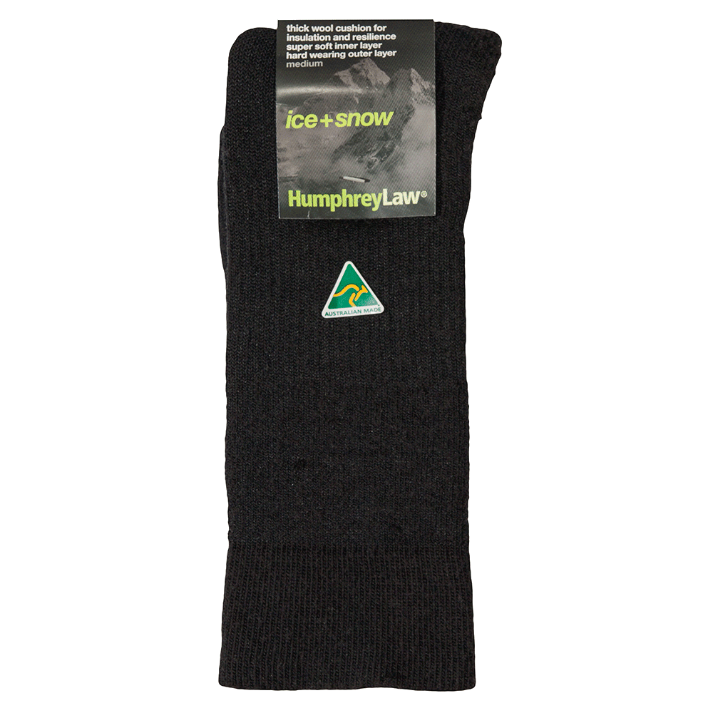 Humphrey Law Ice + Snow Thick Wool Cushion Sock