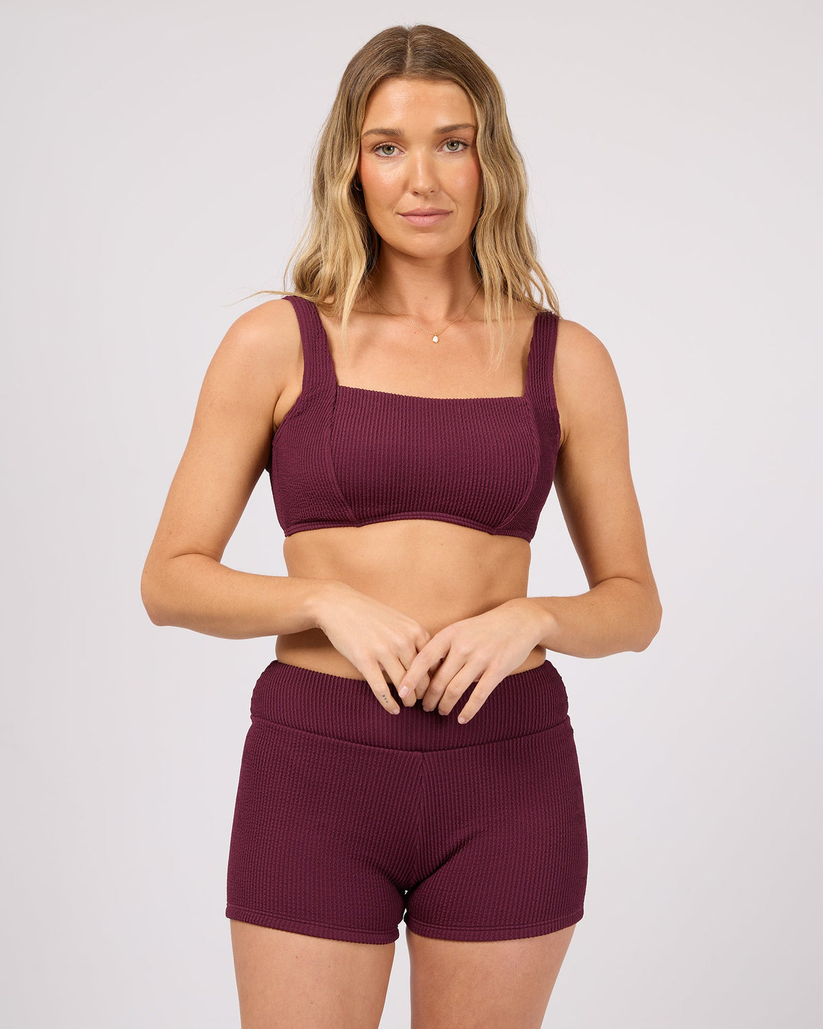 All About Eve Phoenix Full Support Bralette D-DD in wine