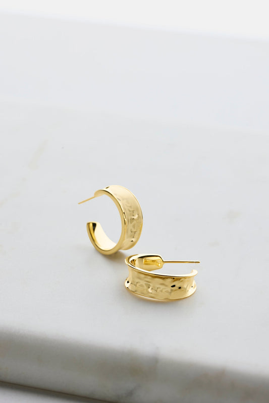 Bianca Mini Hoops - Gold