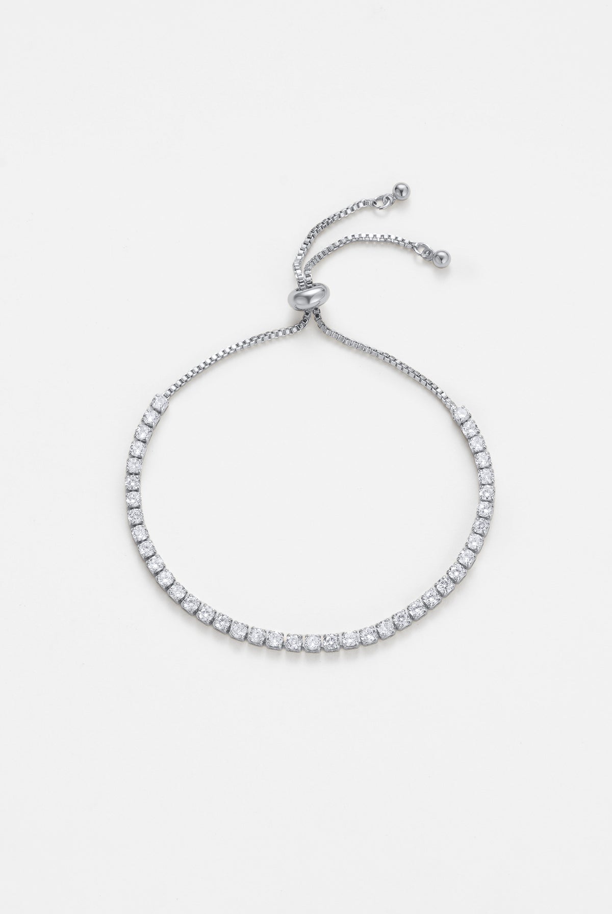 Zafino Nikki Tennis Bracelet - Silver (view 3)