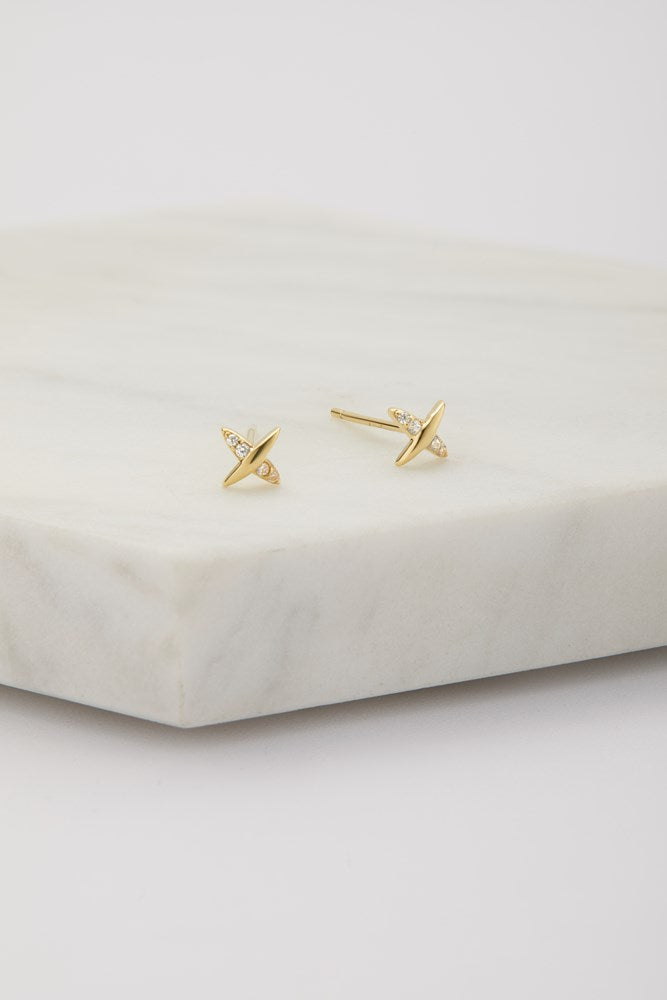 Olivia Stud Earring - Gold