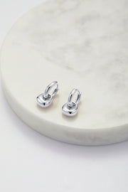 Sadie Hoop - Silver - Catani Clothing