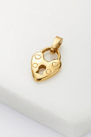 Heart Locket Charm - Gold - Catani Clothing
