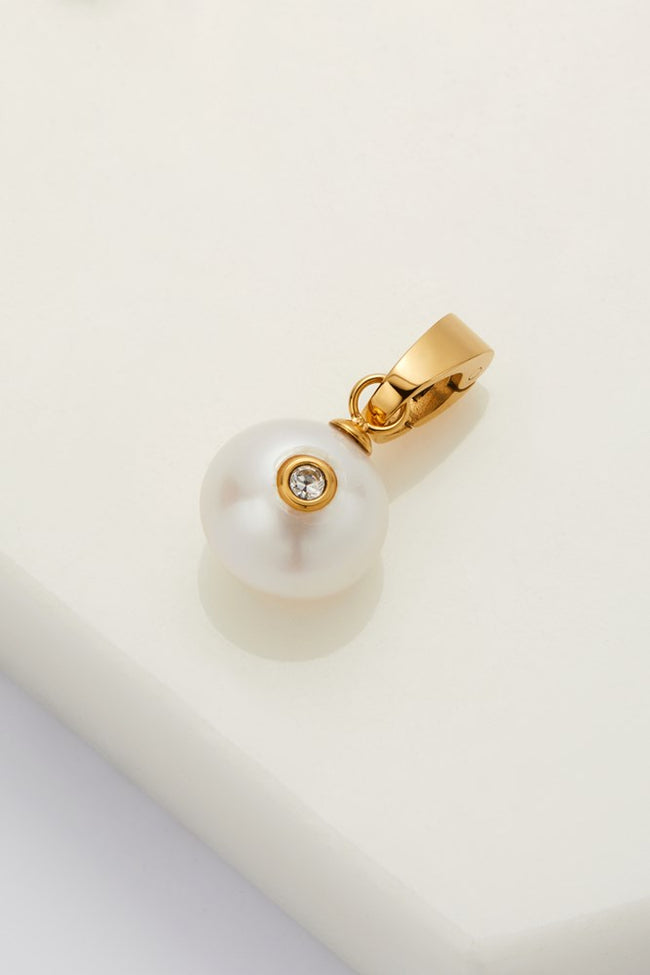 Pearl and Crystal Charm