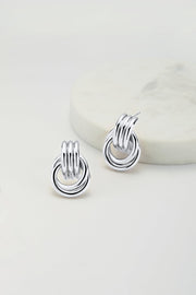 Poppy Earring - Large - Silver - Catani Clothing