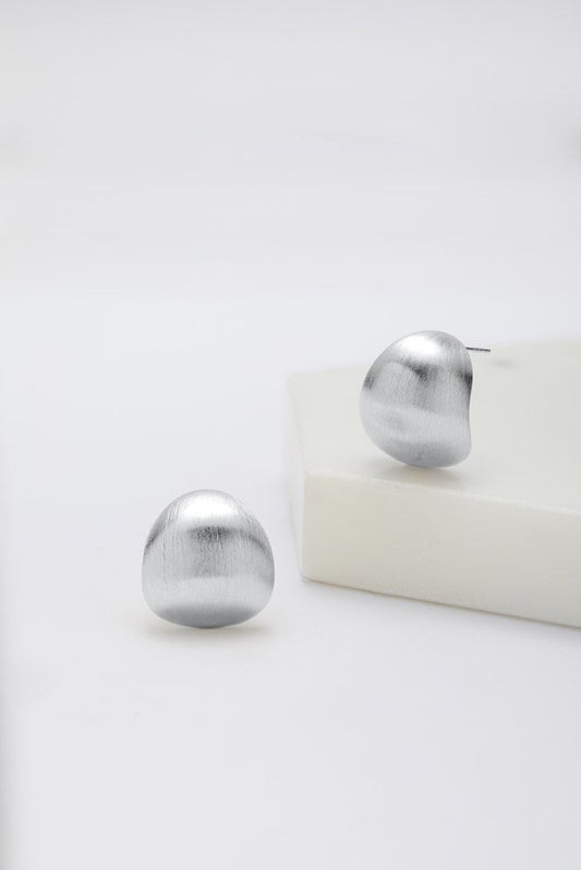 Taliah Earring - Brushed Silver