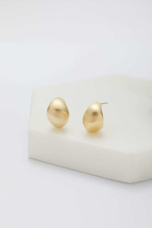 Ally Earring - Brushed Gold