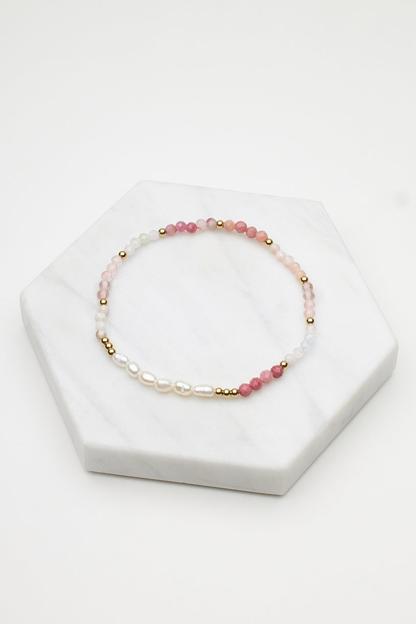 Tiana Bracelet - Dusky Rose