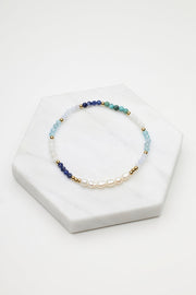 Tiana Bracelet - Teal / Navy - Catani Clothing