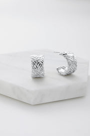 Maisy Hoop - Silver - Catani Clothing