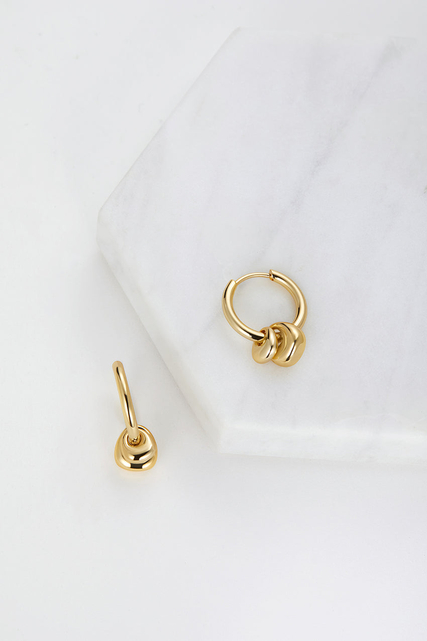 Sadie Large Earring - Gold - Catani Clothing