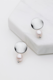 Zafino Hazel Brushed Earring - Silver