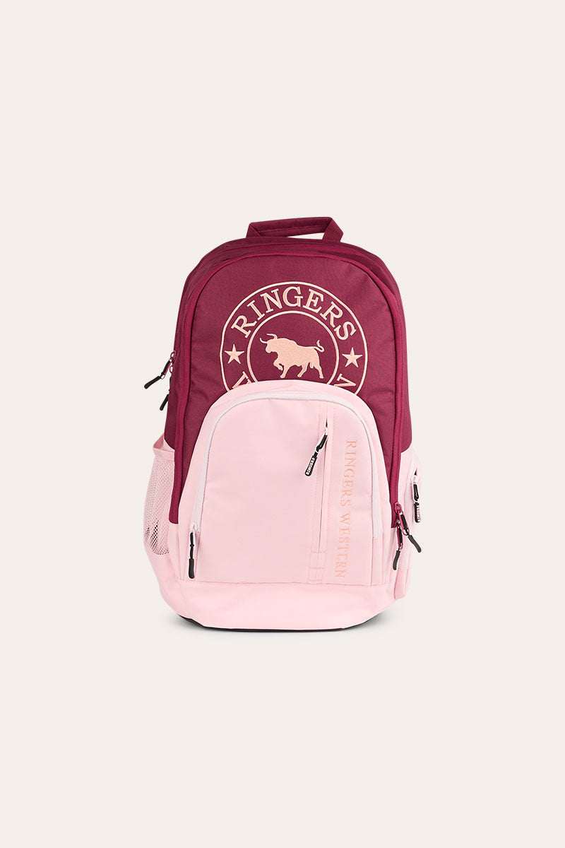 Ringers Western Holtze Backpack in Plum and Light Pink