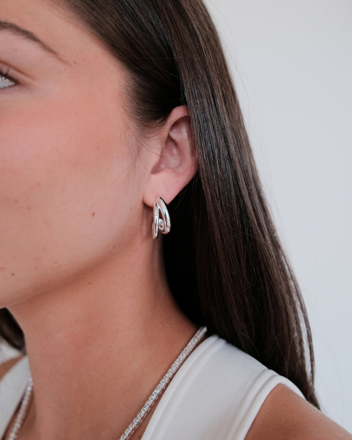 Zafino Aria Hoop - Silver (view 2)