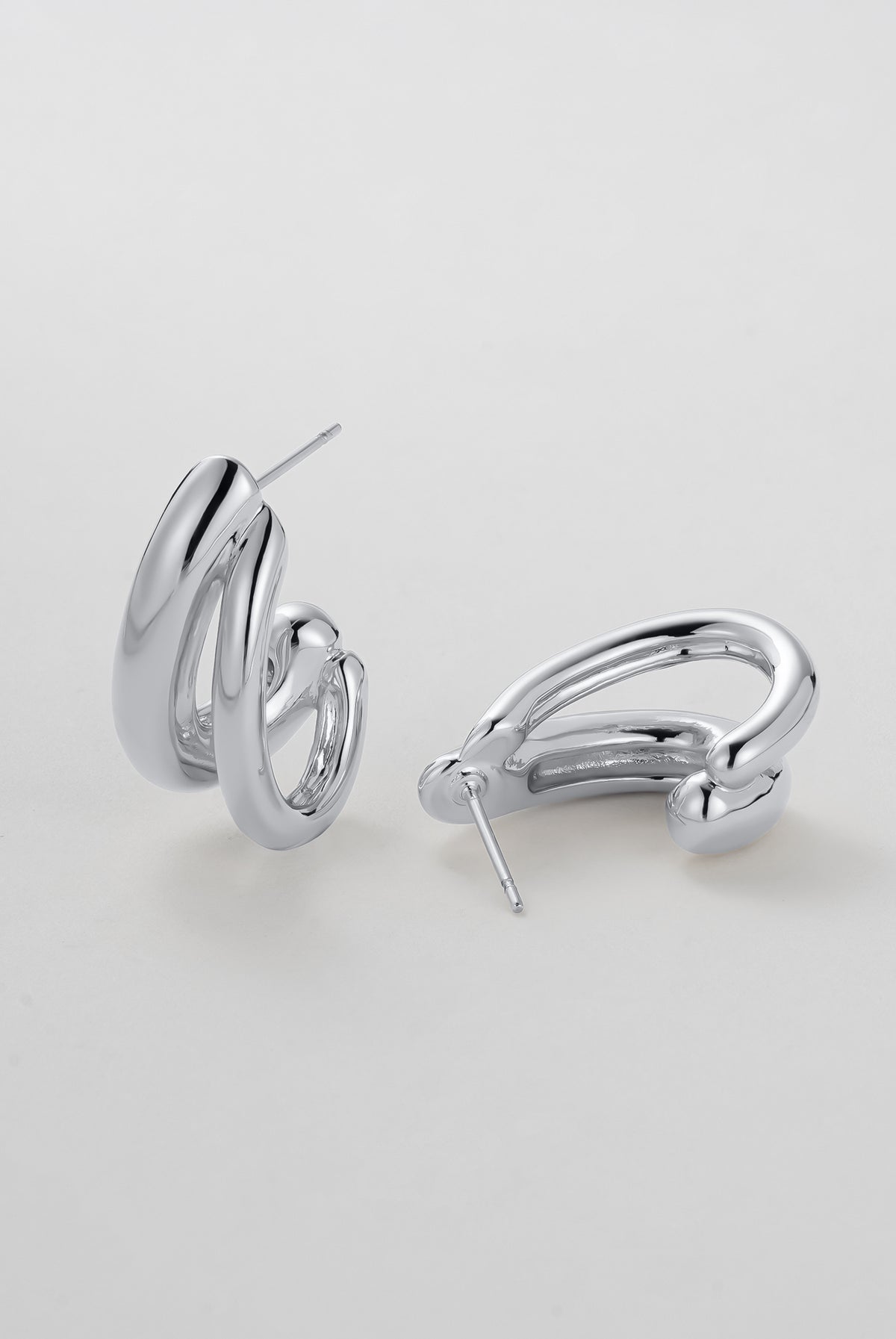 Zafino Aria Hoop - Silver (view 3)