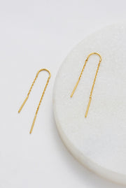 Ivy Thread Earring - Gold