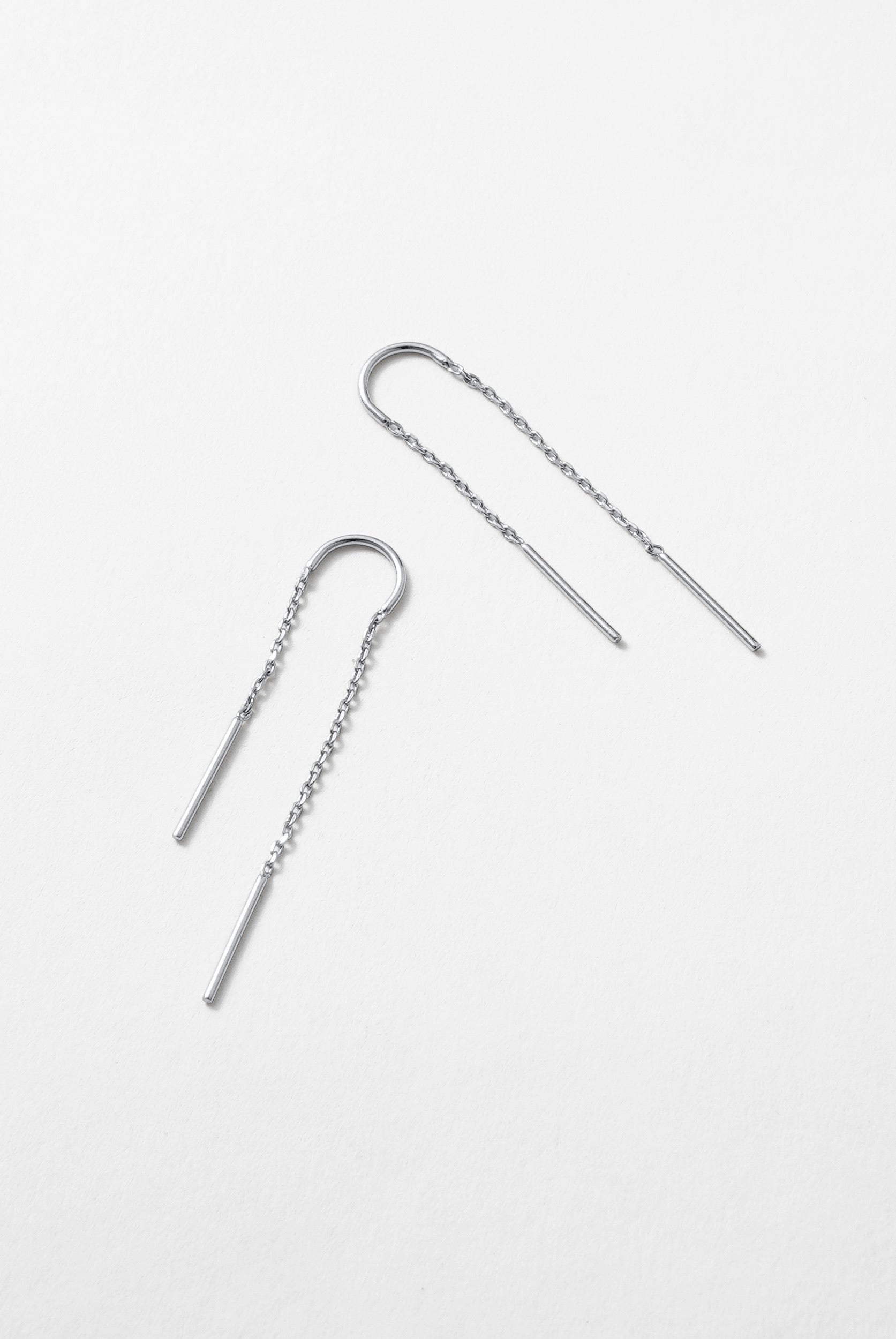 Zafino Ivy Thread Earring - Silver (view 3)