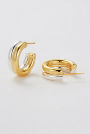 Zafino Luna Hoop Gold/Silver