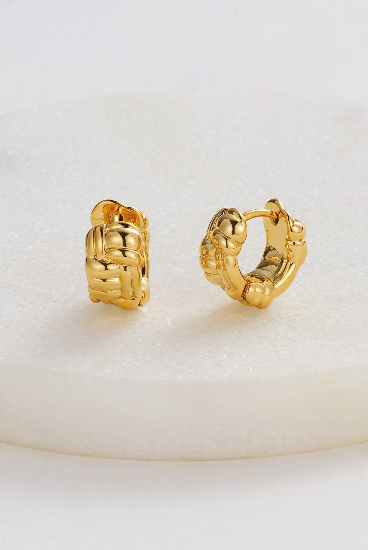Zafino Brielle Huggie - Gold (view 3)