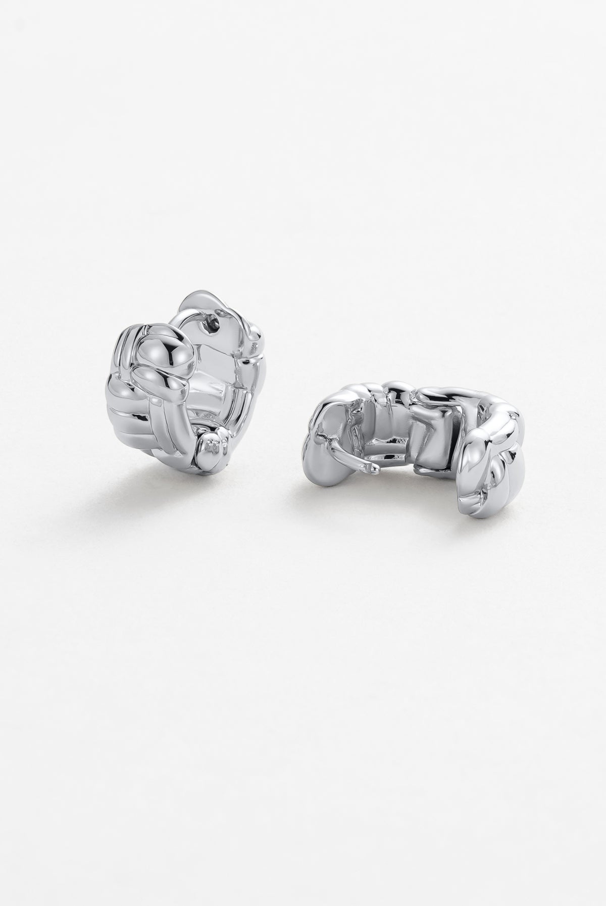 Zafino Brielle Huggie - Silver (view 4)