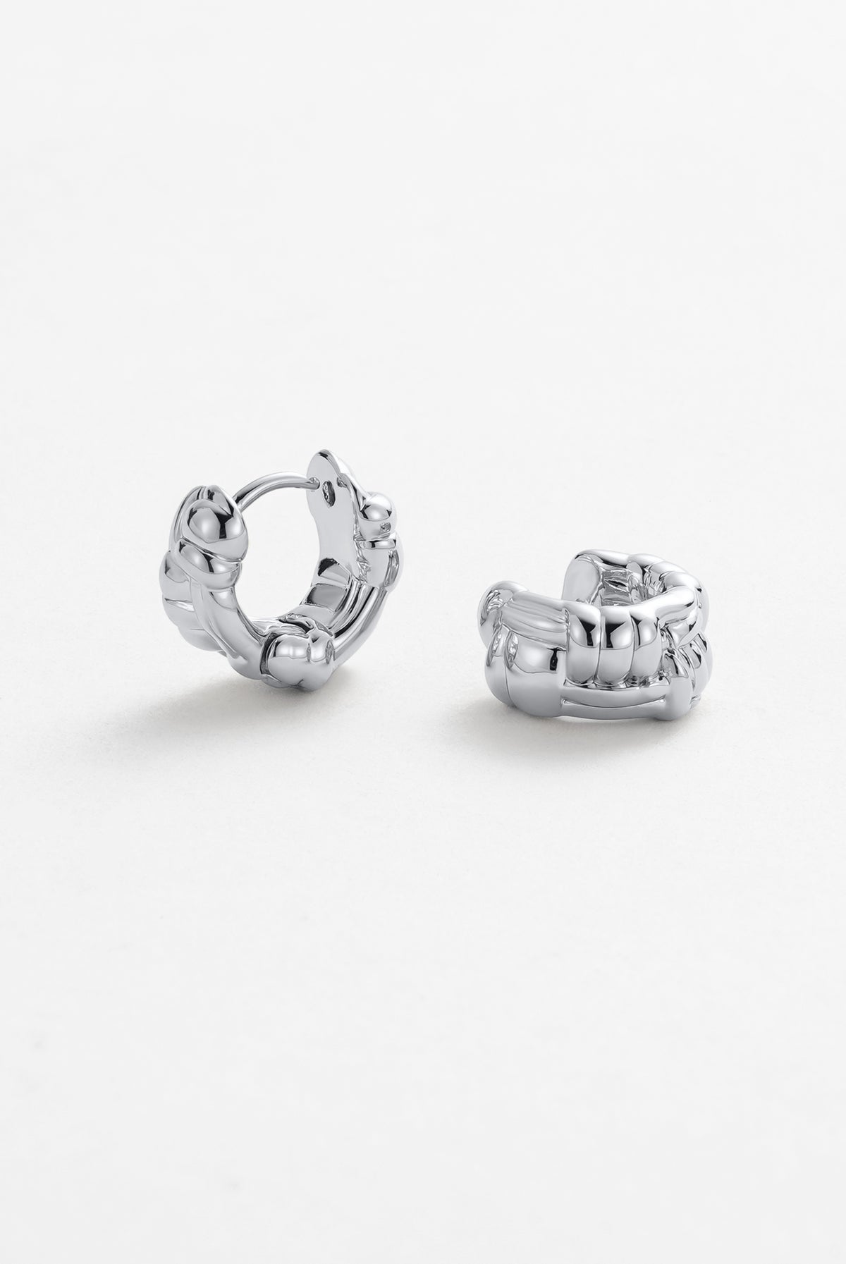 Zafino Brielle Huggie - Silver