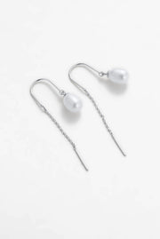 Zafino Talia Thread Earring - Silver