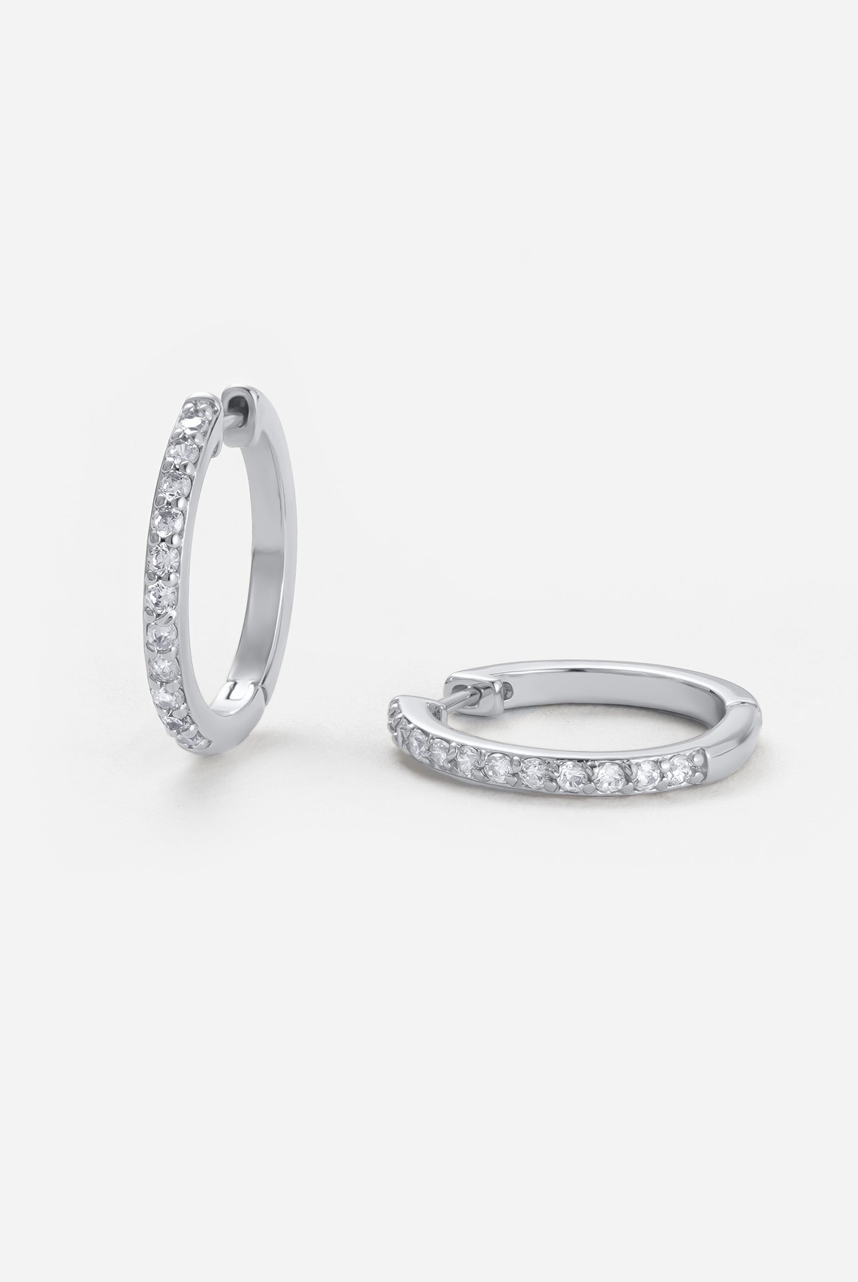 Zafino Catalina Hoop - Silver