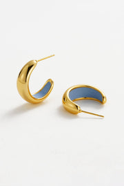 Zafino Mindi Hoop - Gold/Blue*