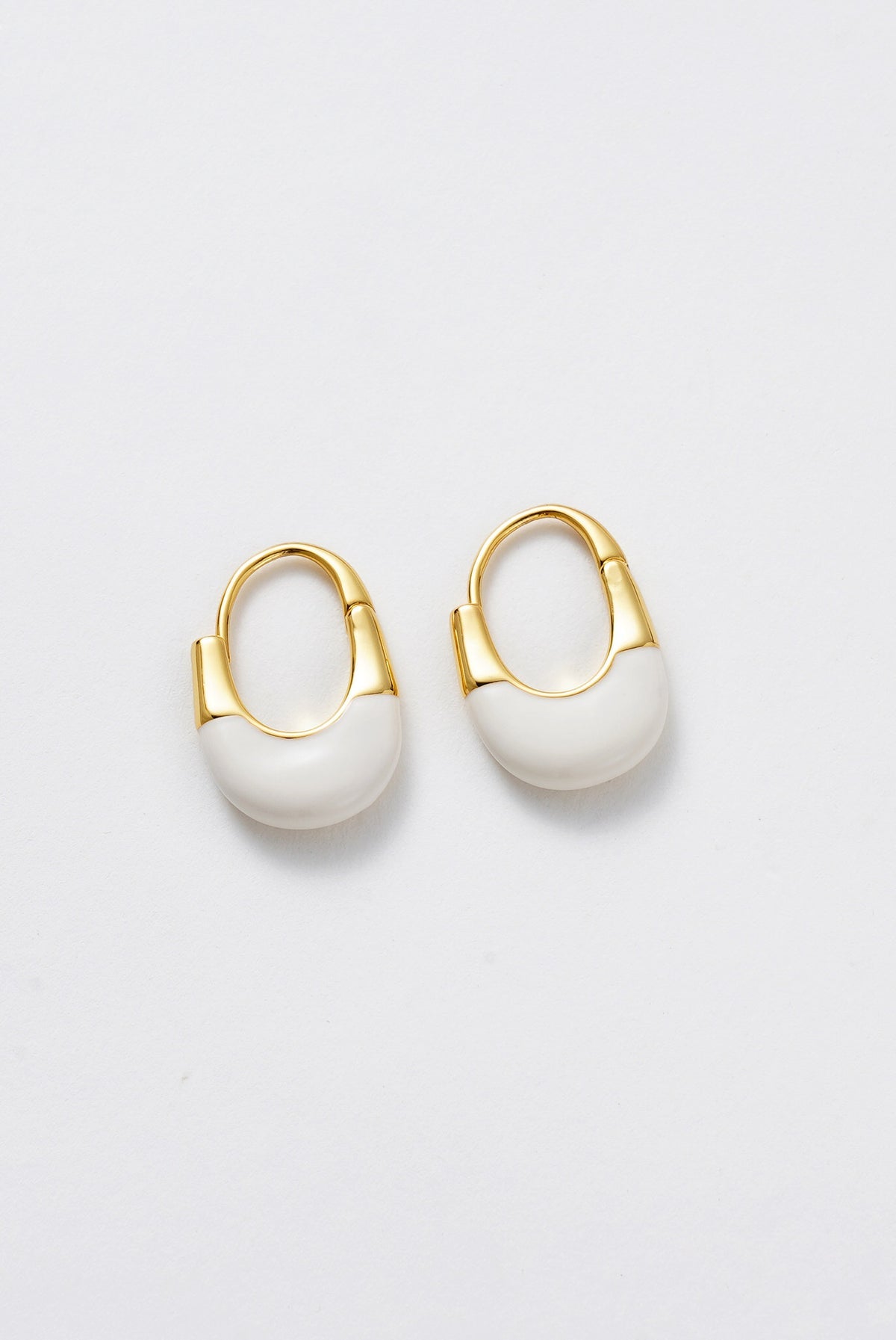 Zafino Stefi Hoop - White/Gold* (view 3)