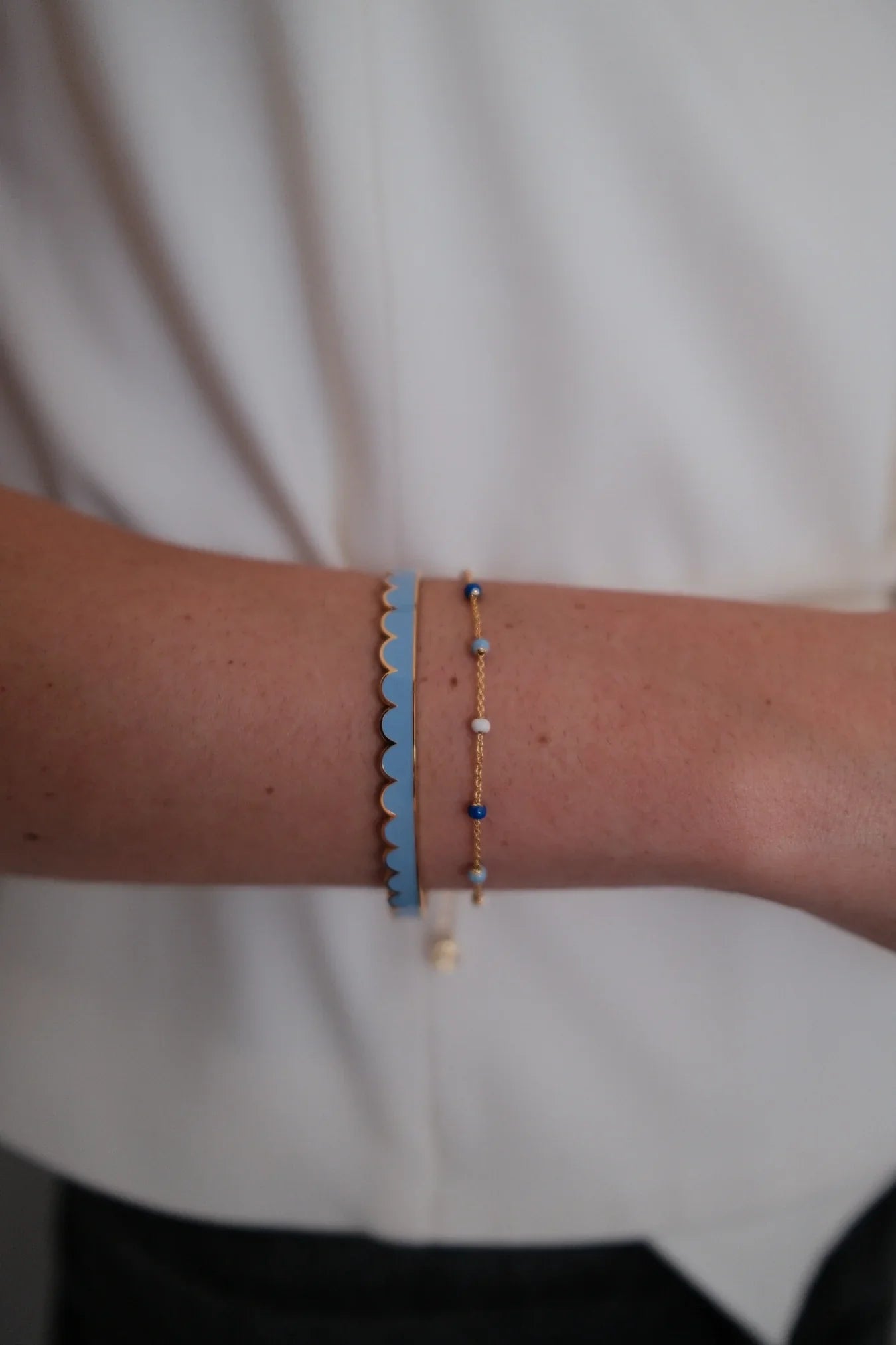 Zafino Charlotte Bracelet - Gold / Blue (view 3)
