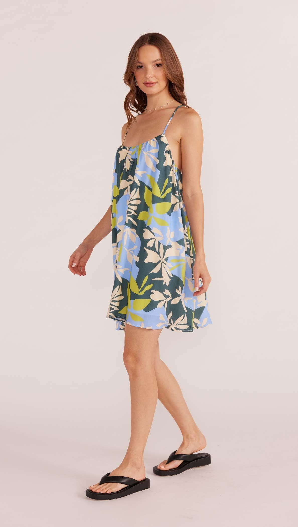 Mink Pink Artistic Garden Mini Dress - Artistic Garden (view 3)