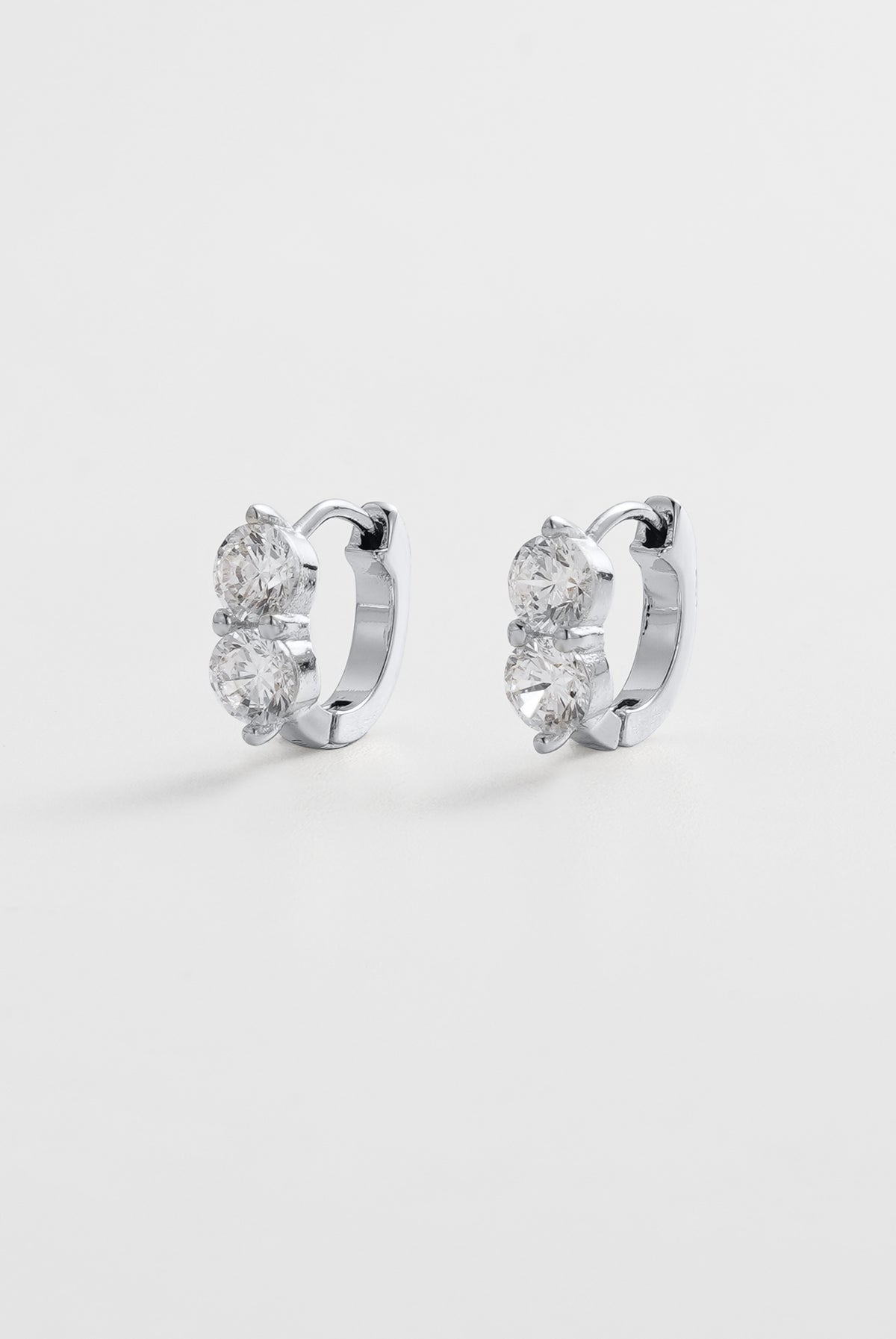 Zafino Zoe Huggie - Silver