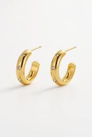 Talia Hoop - Gold - Catani Clothing