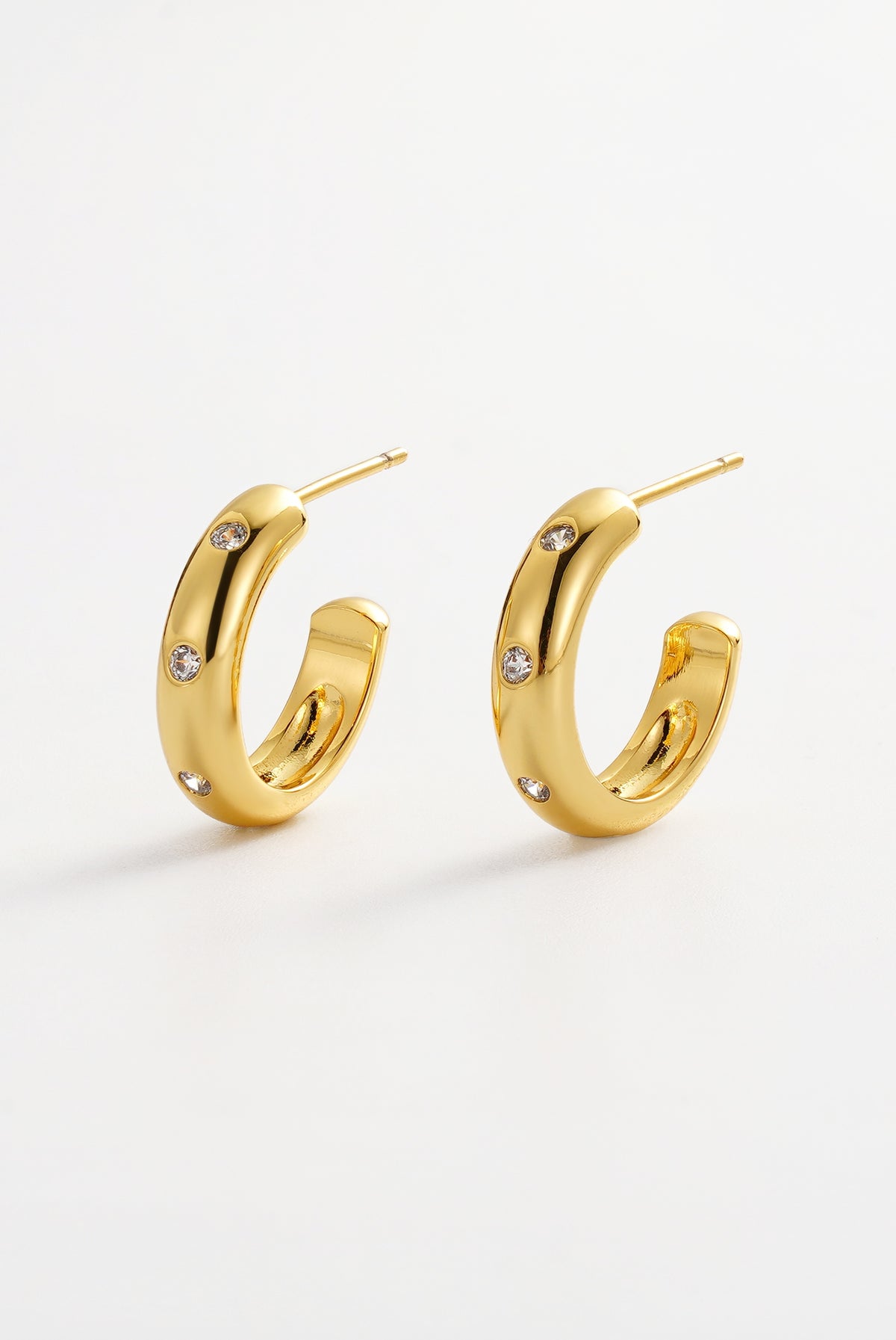 Talia Hoop - Silver - Silver