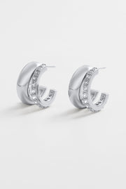 Zoe Hoop - Silver