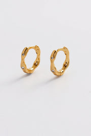June Huggie - Gold - Catani Clothing