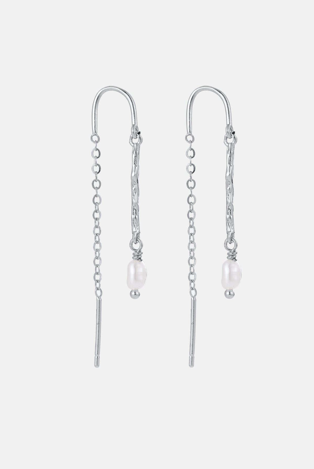 Zafino Alessia Thread Earring in silver