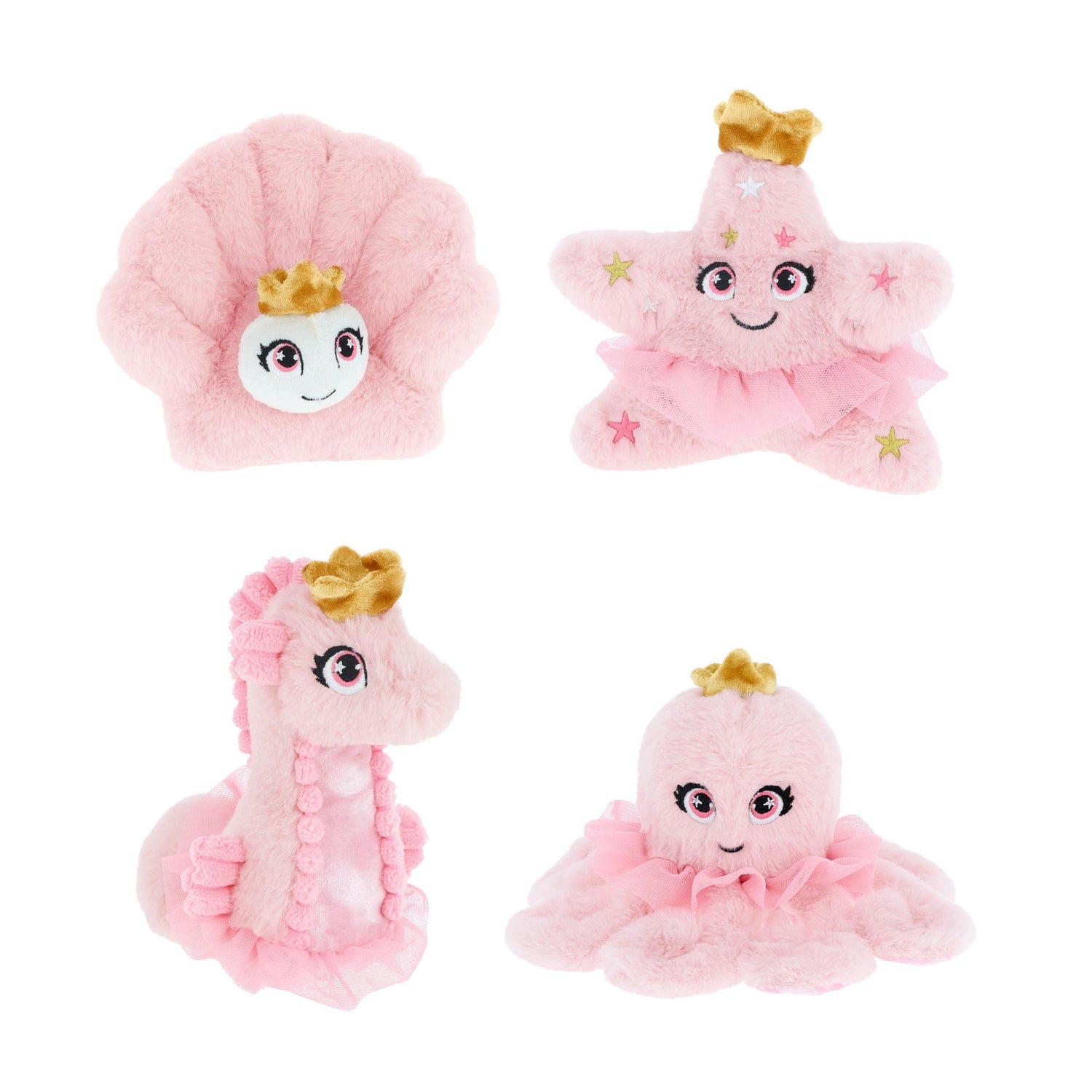 Keeleco Pink Sealife 14cm plush - assortment