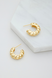 Briana Hoop - Gold - Catani Clothing