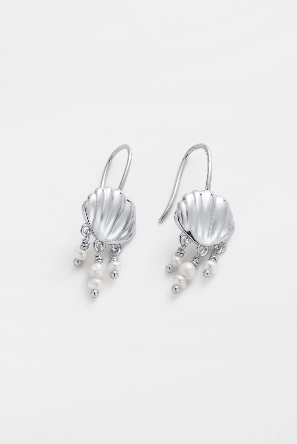 Zafino Goldie Hook Earring silver detail