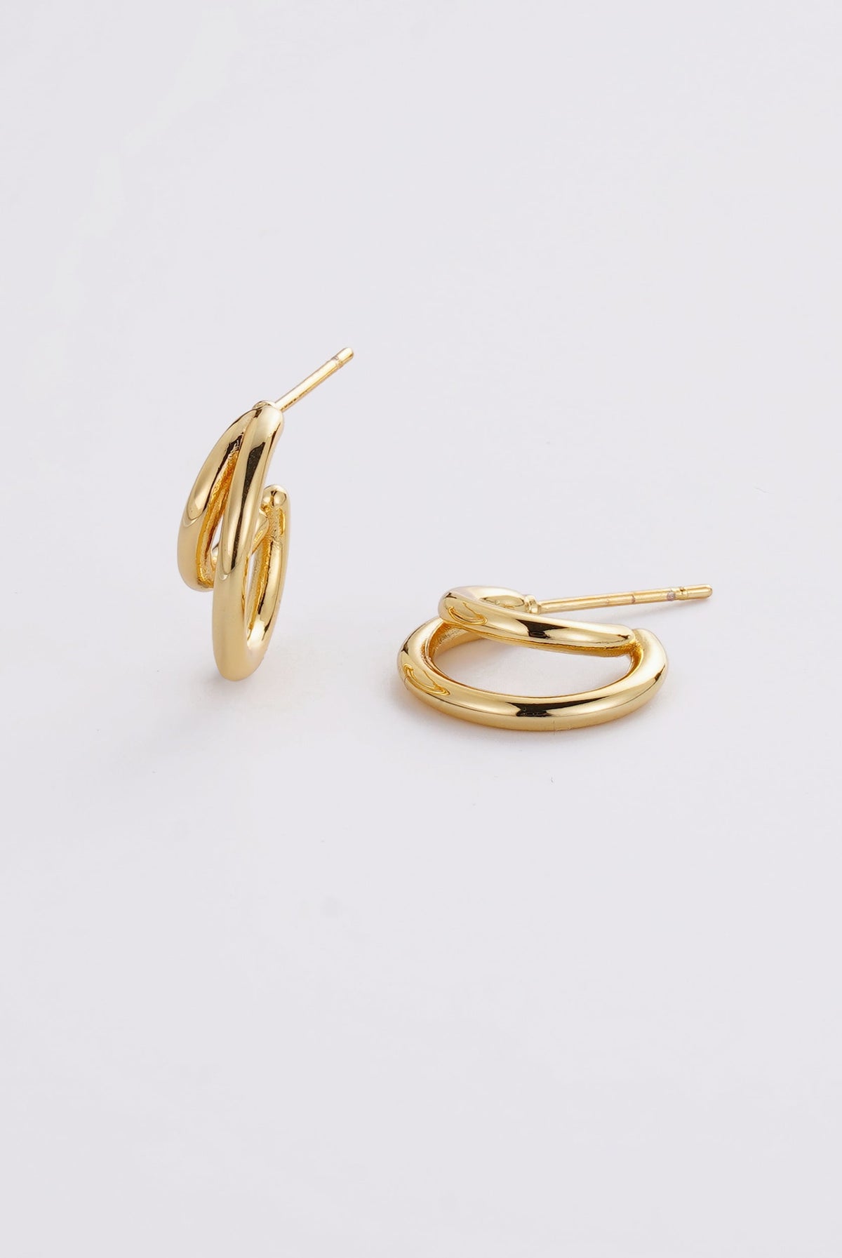 Zafino Tilly Hoop gold side view