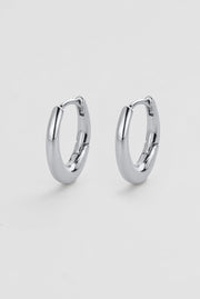 Pia Hoop Small - Silver
