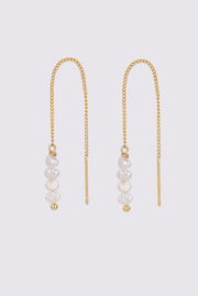 Zafino Scarlette Thread Earring Gold
