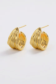 Zafino Lexi Hoop Large Gold