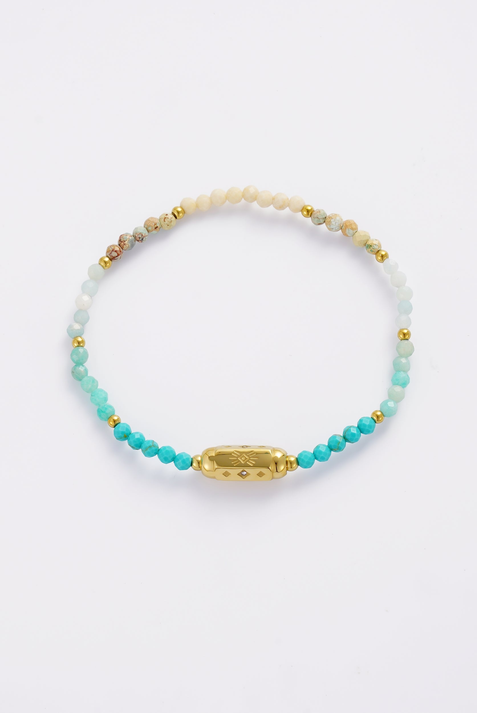 Zafino Gwynne Bracelet in Teal - detail