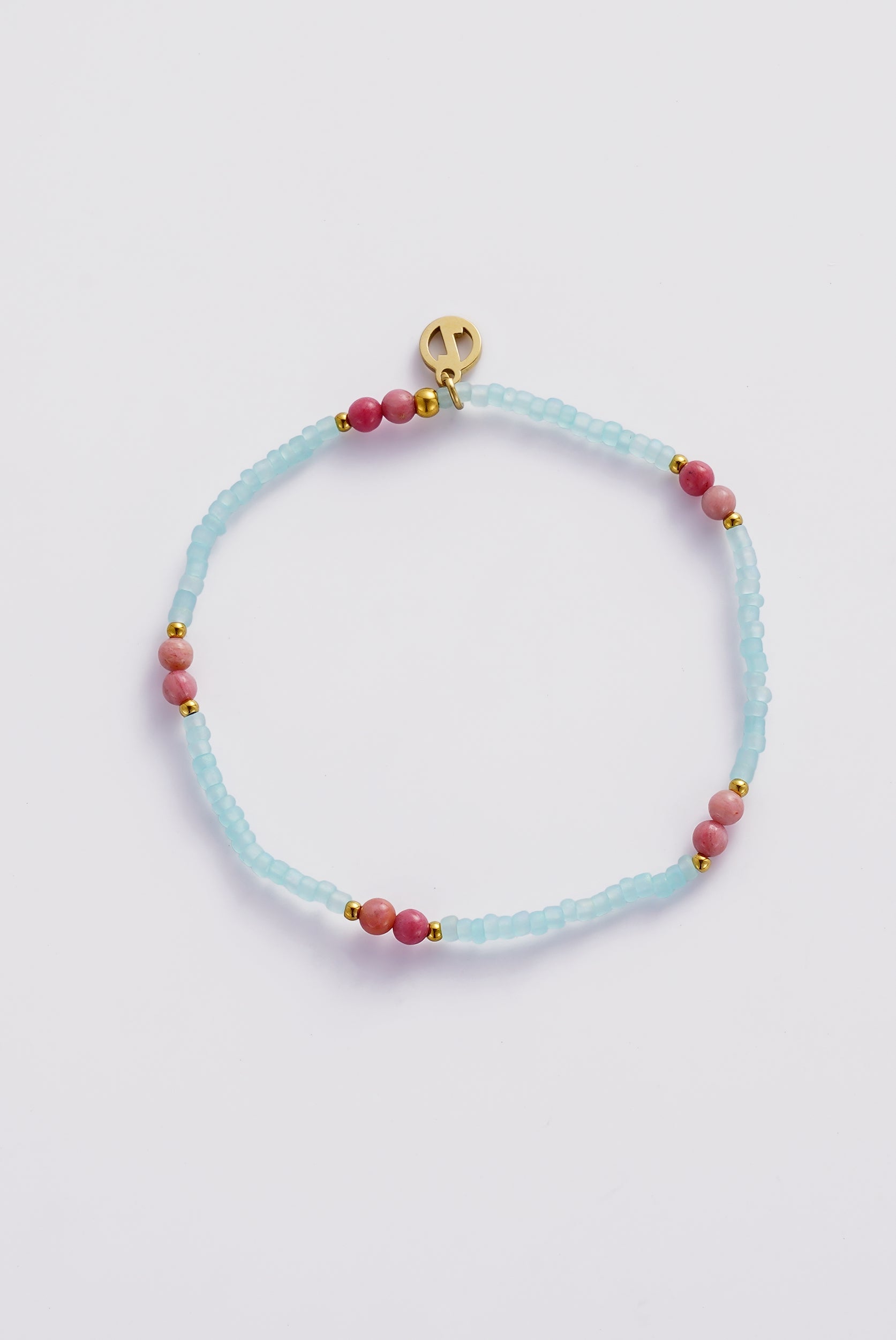 Zafino Robyn Bracelet in Teal and Blush