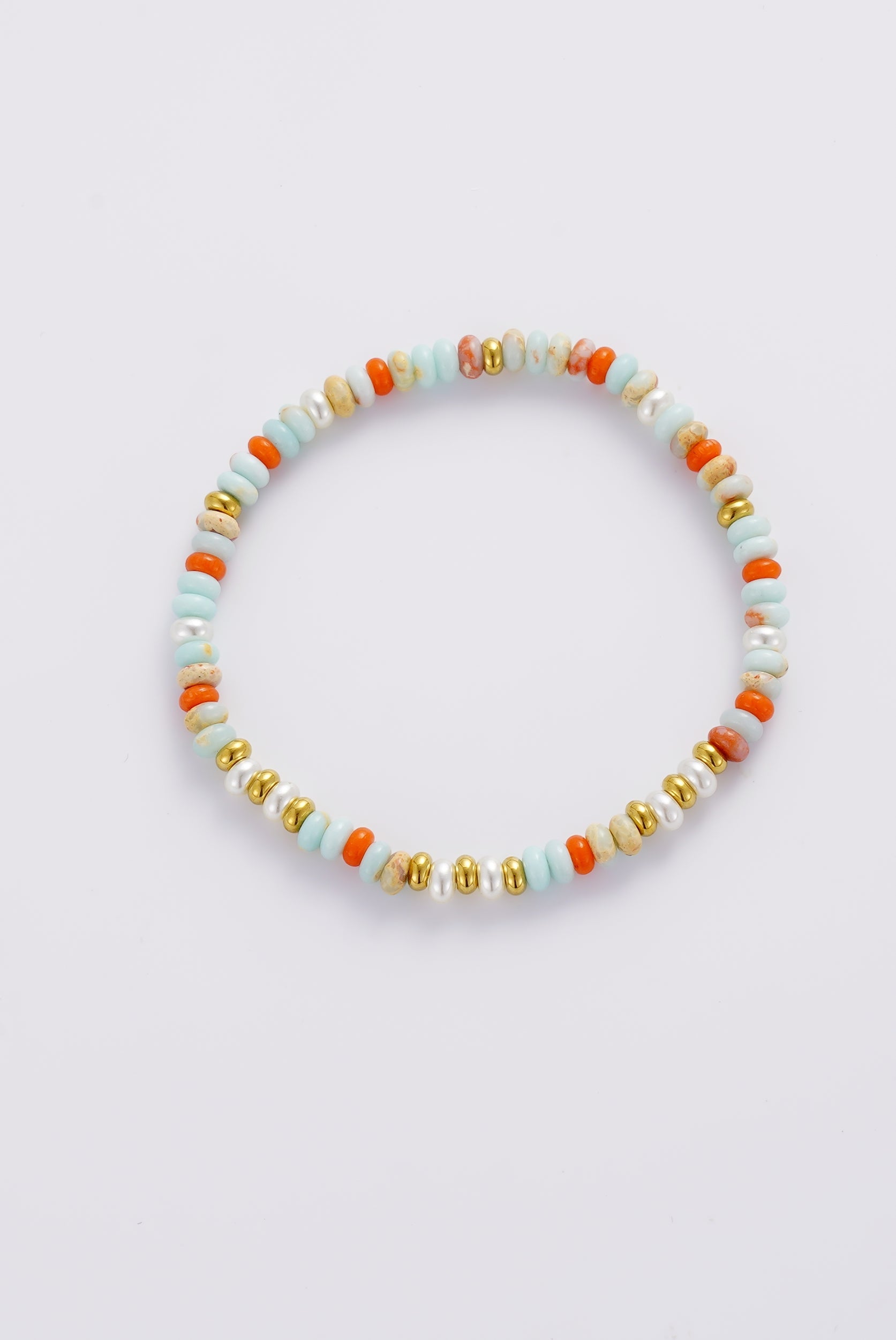 Zafino Bea Bracelet in Teal and Orange