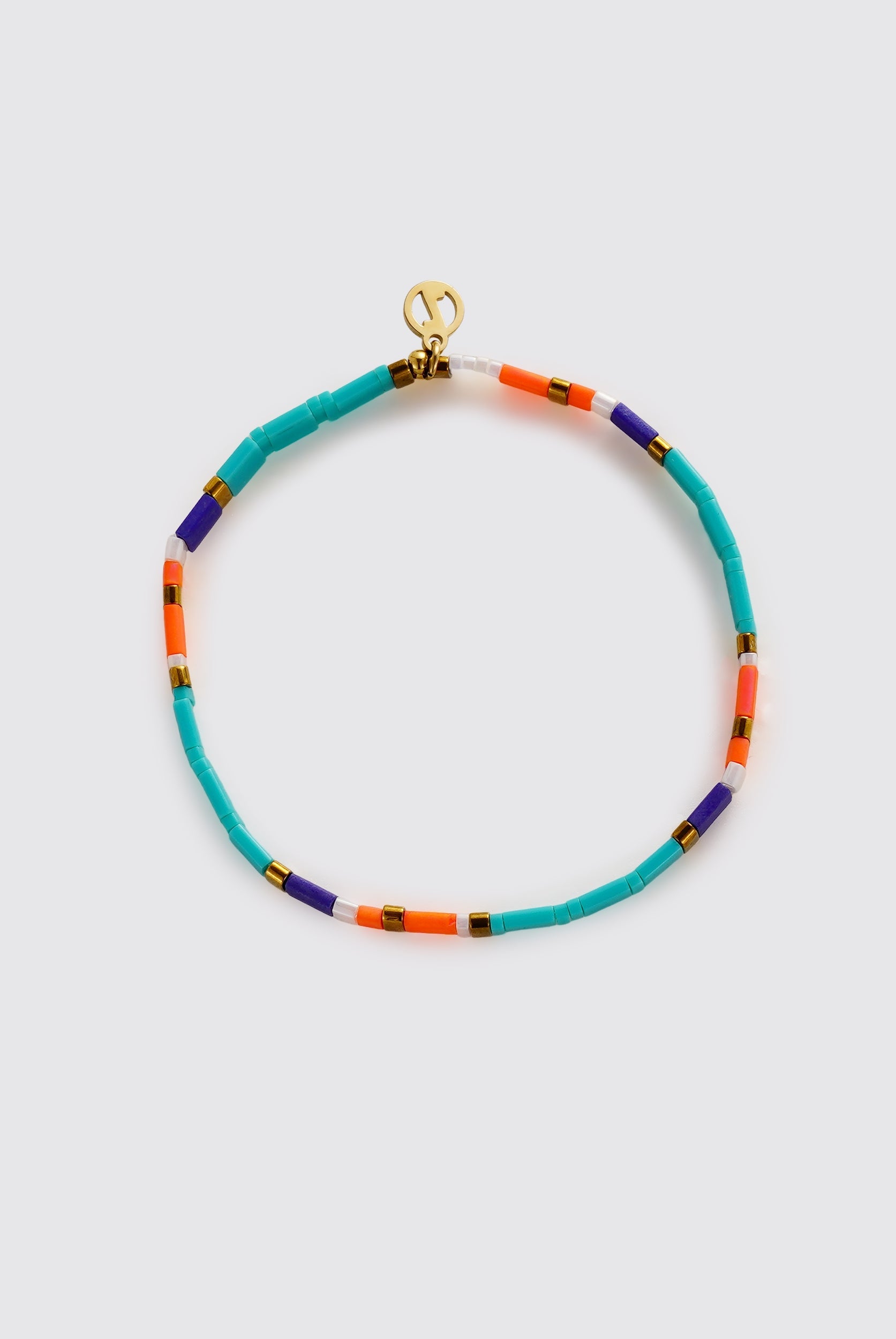Zafino Tile Bracelet in Teal - detail