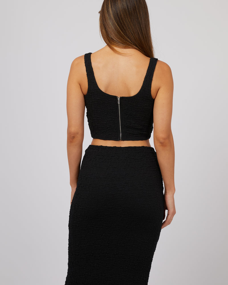 Stassie Corset Top - Black