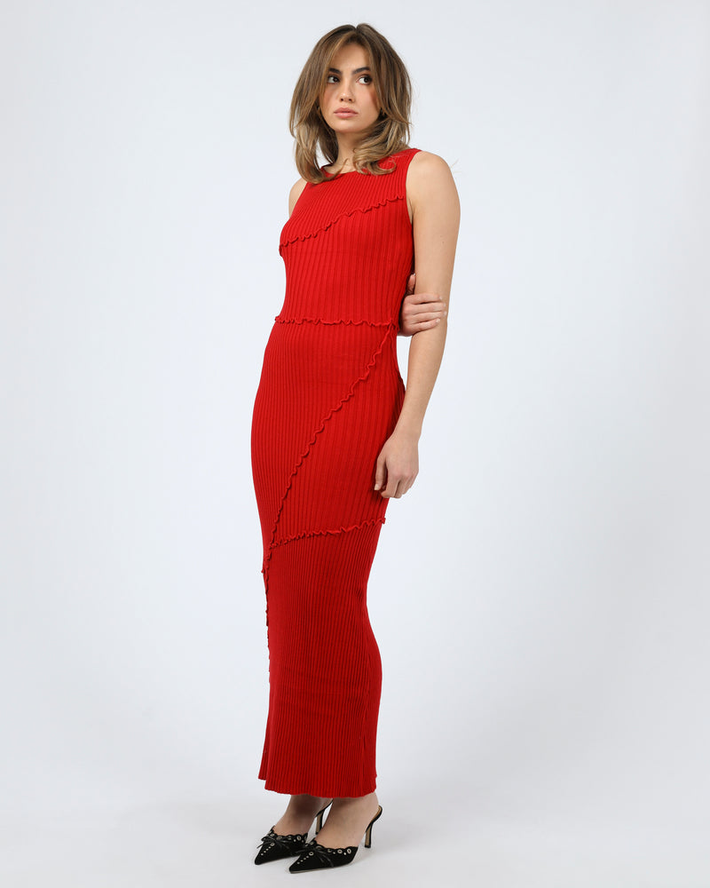 Elsie Maxi Dress - Red